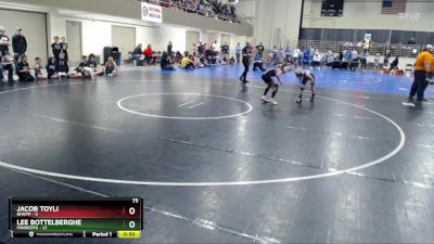 75 lbs Quarterfinals (8 Team) - Lee Bottelberghe, Minneota vs Jacob Toyli, BHVPP