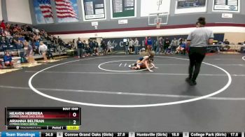 100 lbs Round 4 - Arianna Beltran, Cypress Ranch (Girls) vs Heaven Herrera, Conroe Grand Oaks (Girls)