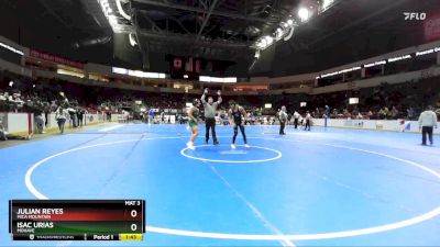 157 lbs Semifinal - Julian Reyes, Mica Mountain vs Isac Urias, Mohave