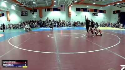 125 lbs Quarterfinal - Emmitt Henley, Virginia Team Predator vs Korbin Korhonen, Heavy Hitting Hammers Wrestlin