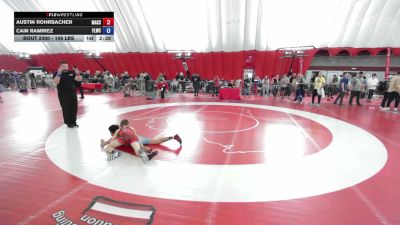 106 lbs Quarters - Austin Rohrbacher, Massa vs Cain Ramirez, Fox Lake Wrestling Club