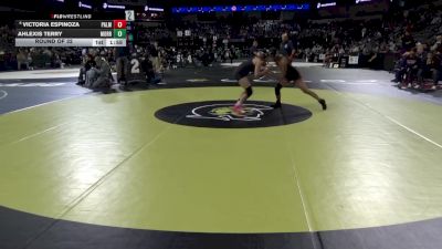 130 lbs Round Of 32 - Victoria Espinoza, Palm Desert (SS) vs Ahlexis Terry, Morro Bay (CS)