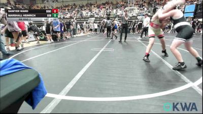 110-120 lbs Rr Rnd 2 - Sawyer Ward, Red Ryder Wrestling Club vs Marshall Heinrich, Team Nomad