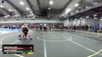 190 lbs Champ. Round 1 - Adolphus Cline, Waynesville Tigers Wrestling Club vs Landon Adkins, Buchanan County Wrestling Club