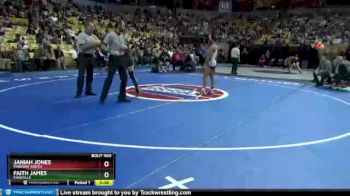 135 lbs 5th Place Match - Faith James, Cassville vs Janiah Jones, Parkway South