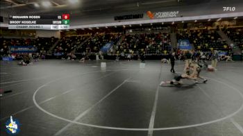 126 lbs Champ. Round 1 - Benjamin Rosen, Iowa City, Liberty vs Brody Koselke, Chicago (Mt. Carmel)