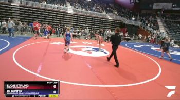 97 lbs Semifinal - Lucas Stirling, Camel Kids Wrestling vs Rj Gunter, Green River Grapplers Wrestling
