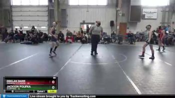 88 lbs Round 1 (8 Team) - Deklan Barr, Railroad City Riders vs Jackson Polifka, Scorpions