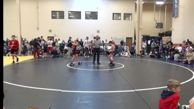 85 lbs Rr Rnd 2 - Brayden Broadwater, All American K-8 vs Brantlee Striggle, Warrior RTC K-8