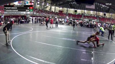 112 lbs 5th Place Match - Wyatt Jenson, Nebraska Boyz vs Colton Foster, McCook Youth Wrestling Club