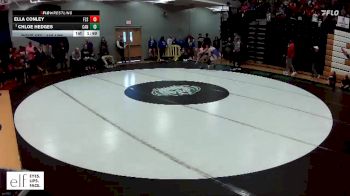 115 lbs. Champ. Round 3 - Chloe Hedges, Canton vs Ella Conley, Ft. Zumwalt South