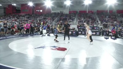 140 lbs 1st Place Match - Lillian Lampe, Cincy Central Wrestling Club vs Carmella Clark, Michigan Wrestling Academy