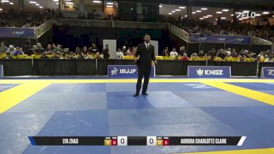 Aurora Charlotte Clark vs Lya Zhao 2026 Pan Kids Jiu-Jitsu IBJJF Championship