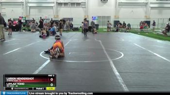 72 lbs Round 6 (8 Team) - Laylah Yoho, WV Wild vs Larkin Hendershot, Xtreme Team