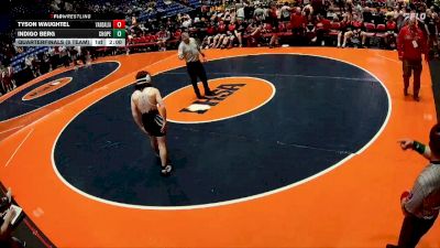 132 lbs Quarterfinals (8 Team) - Elijah Mabry, Vandalia vs Mike Garcia, Chicago (C. Hope Academy)