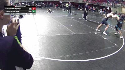 195 lbs Cons. Round 5 - Brody Bromm, Tekamah Herman Wrestling Club vs Beckham Aurich, MWC Wrestling Academy