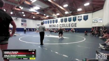 285 lbs Cons. Round 2 - Emilio Franco Sandoval, San Francisco State vs Angelo Franco, Victor Valley College