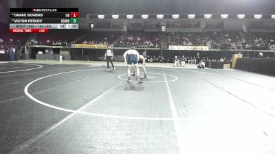165 lbs 3rd Place - Drake Bowers, Liberty vs Victor Petkov, Connecticut
