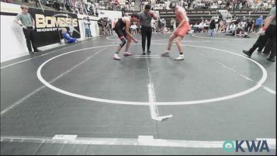 170 lbs Rr Rnd 3 - Clayton Eudaily, Tonkawa Takedown Club vs Laforce Bearbow, Darko Valley Wolf Pack