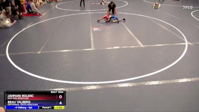 Quarterfinal - Jahmari Rolenc, East Side Wrestling vs Beau Valberg, Centennial Youth Wrestling