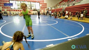 51-54 lbs Quarterfinal - Serenity Esparza, Mission Wrestling Club vs Jolene Chuculate, Tulsa Blue T Panthers