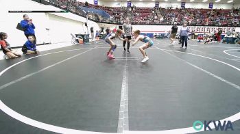 70 lbs 3rd Place - Bentley Hans, Lions Wrestling Academy vs Tanion Green, Harrah