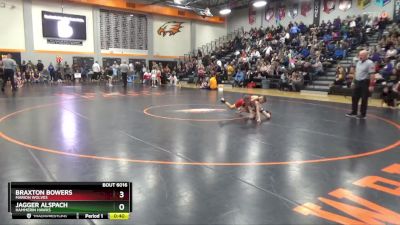 B-7 lbs Quarterfinal - Braxton Bowers, Marion Wolves vs Jagger Alspach, Hammerin Hawks