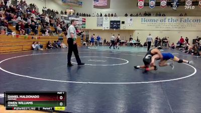 138 lbs 5th Place Match - Owen Williams, Newberg vs Daniel Maldonado, Century