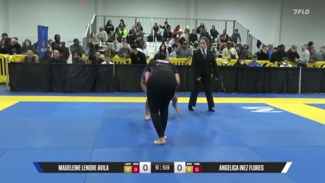 Angelica Inez Flores vs Madeleine Lenore Avila 2026 Pan IBJJF Jiu-Jitsu No-Gi Championship