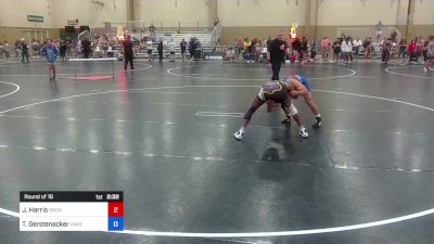 144 lbs Round Of 16 - Jahcere Harris, Orchard South WC vs Thad Gerstenacker, Unattached