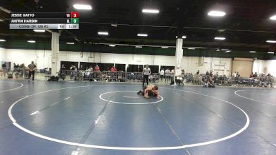 132 lbs Consi Of 128 #2 - Jesse Gatto, VA vs Justin Harbin, AL