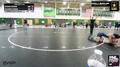 132 kg Quarterfinal - Graem Keener, Ironclad Wrestling Club vs Ricardo Gomes, Silverback Wrestling Club