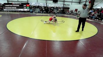 120 lbs 9th Place Match - Jackson Kruse, Juan Diego vs Chaetton Osborne, North Sanpete