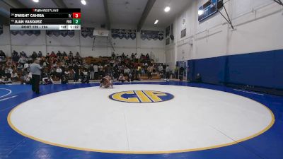 194 lbs Champ. Round 1 - Juan Vasquez, Frontier vs Dwight Cahiga, Fremont (Sunnyvale)