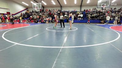 102 lbs Rr Rnd 1 - Layla Tipton, Bixby JH Girls vs Brenley Thompson, Perry Girls Wrestling Club