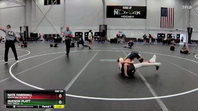 126 lbs Round 5 (8 Team) - Hudson Platt, Full Circle vs Nate Marshall, South Side WC Blue