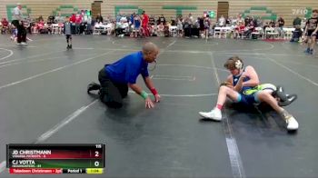 115 lbs Round 1 (6 Team) - CJ Votta, Headhunters vs JD Christmann, Virginia Patriots