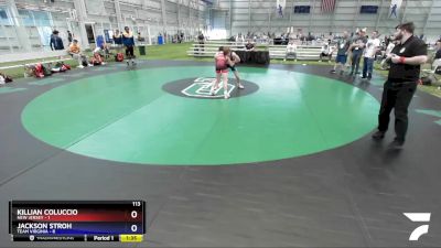 113 lbs Placement Matches (8 Team) - Killian Coluccio, New Jersey vs Jackson Stroh, Team Virginia