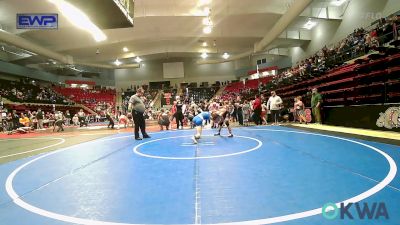 88 lbs Rr Rnd 1 - Easton McCauley, Barnsdall Youth Wrestling vs Paisley Heflin, Pryor Tigers