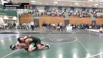 165 lbs Champ. Round 3 - Sebastian Martinez, Corona Del Sol vs Aidan Ketcham, Mission Vista