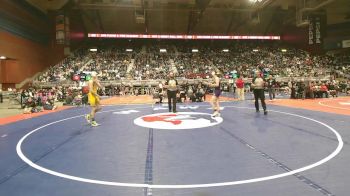 2A-120 lbs 1st Place Match - Dyllan Myers, Thermopolis vs Gabriel Whiting, Rocky Mountain