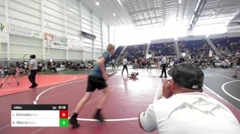 43 lbs Consi Of 8 #2 - Lucas Gonzalez, Inland Elite WC vs Everett Morris, Bagdad Copperheads WC
