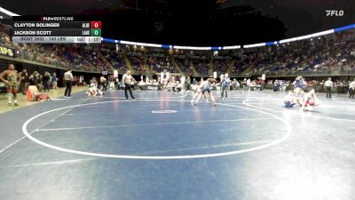 140 lbs Consy 1 - Clayton Bolinger, Albert Gallatin vs Jackson Scott, Lake Lehman
