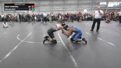 120 lbs Round 1 (8 Team) - Ziggy Sandobal, Team Kaizen Wrestling vs Declan Hutt, Dayton Bandits