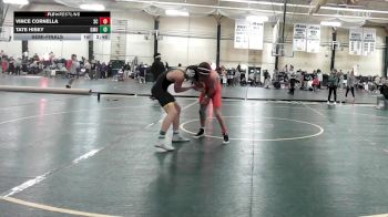 141 lbs Semifinal - Vince Cornella, Spartan Combat RTC vs Tate Hisey, George Mason