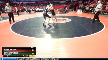 3A 182 lbs Cons. Round 1 - Caleb Baczek, Libertyville vs Bryor Newbold, Quincy (Sr.)