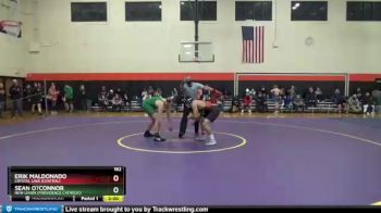 182 lbs Champ. Round 1 - Erik Maldonado, Crystal Lake (CENTRAL) vs Sean O?Connor, New Lenox (PROVIDENCE CATHOLIC)