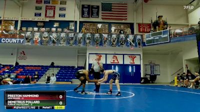 138 lbs Quarters & Wb (16 Team) - Demetrius Pollard, Purdue Polytechnic vs Preston Hammond, New Prairie