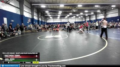 80 lbs Cons. Semi - Matthew Terry, Internal Quest Wrestling vs Abel Reed, 208 Badgers