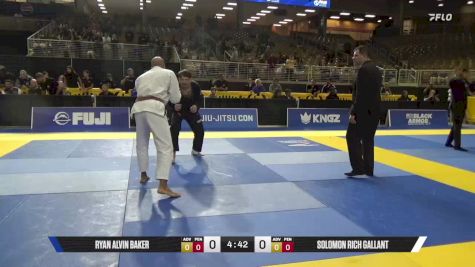 Solomon Rich Gallant vs Ryan Alvin Baker 2025 Pan Jiu Jitsu IBJJF Championship